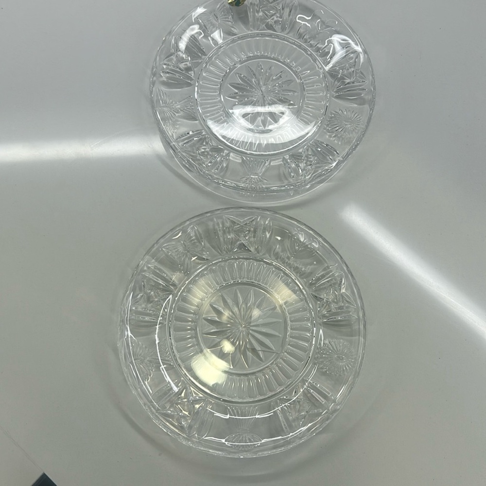 Two Waterford Crystal Millenium 8